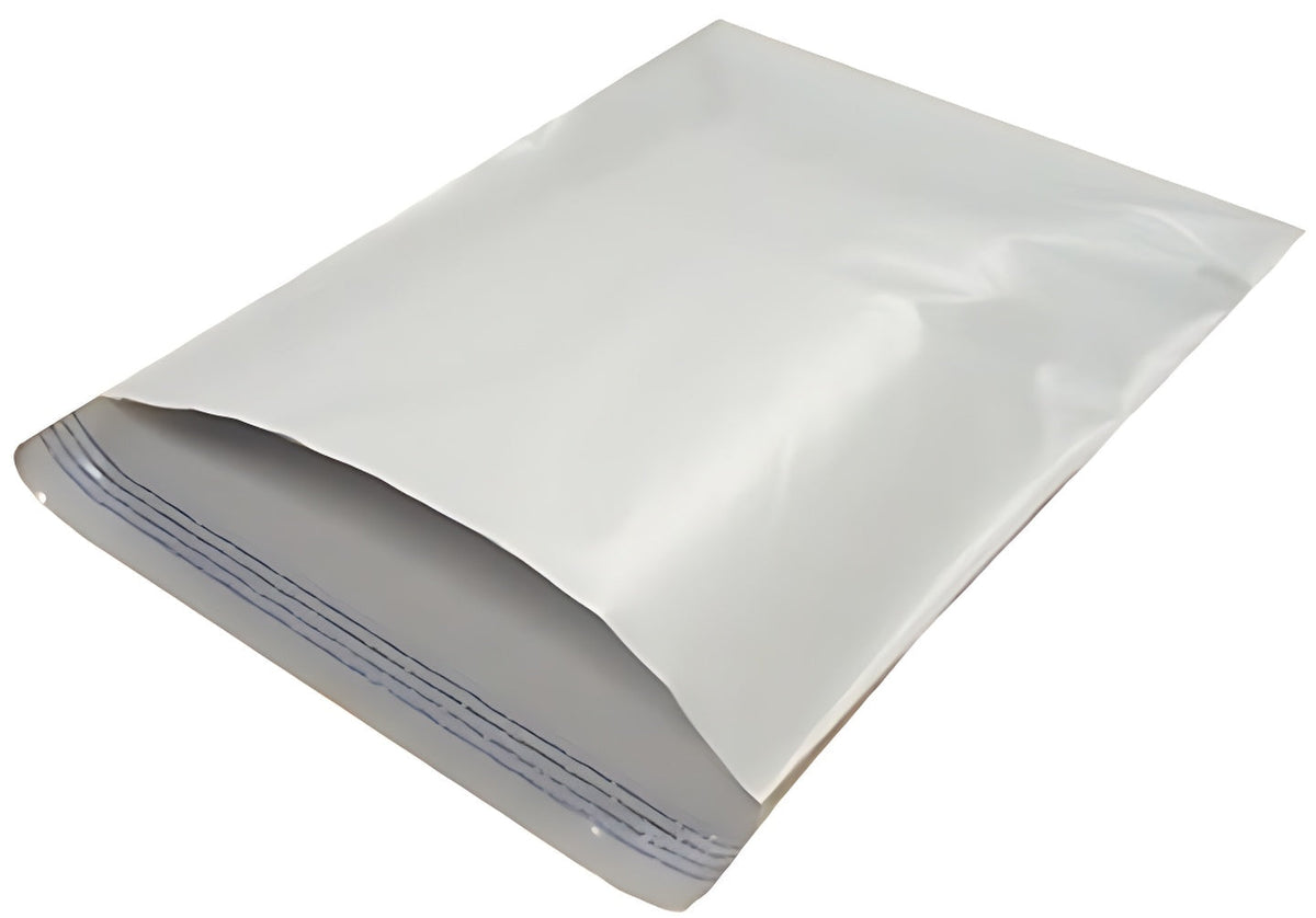 #7 White 19 x 24 Poly Mailers Shipping Bags Envelopes 2.35mil